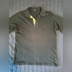 Burberry navy blue polo shirt